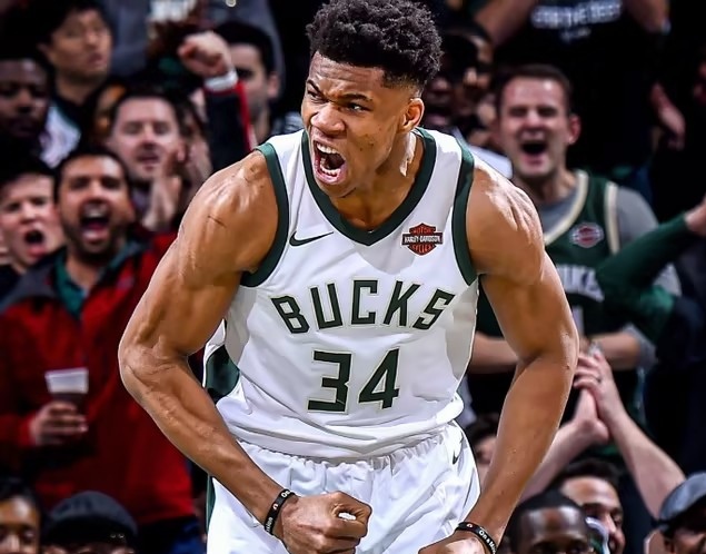 关于雄鹿战平国王，字母哥高效狂砍34分的信息