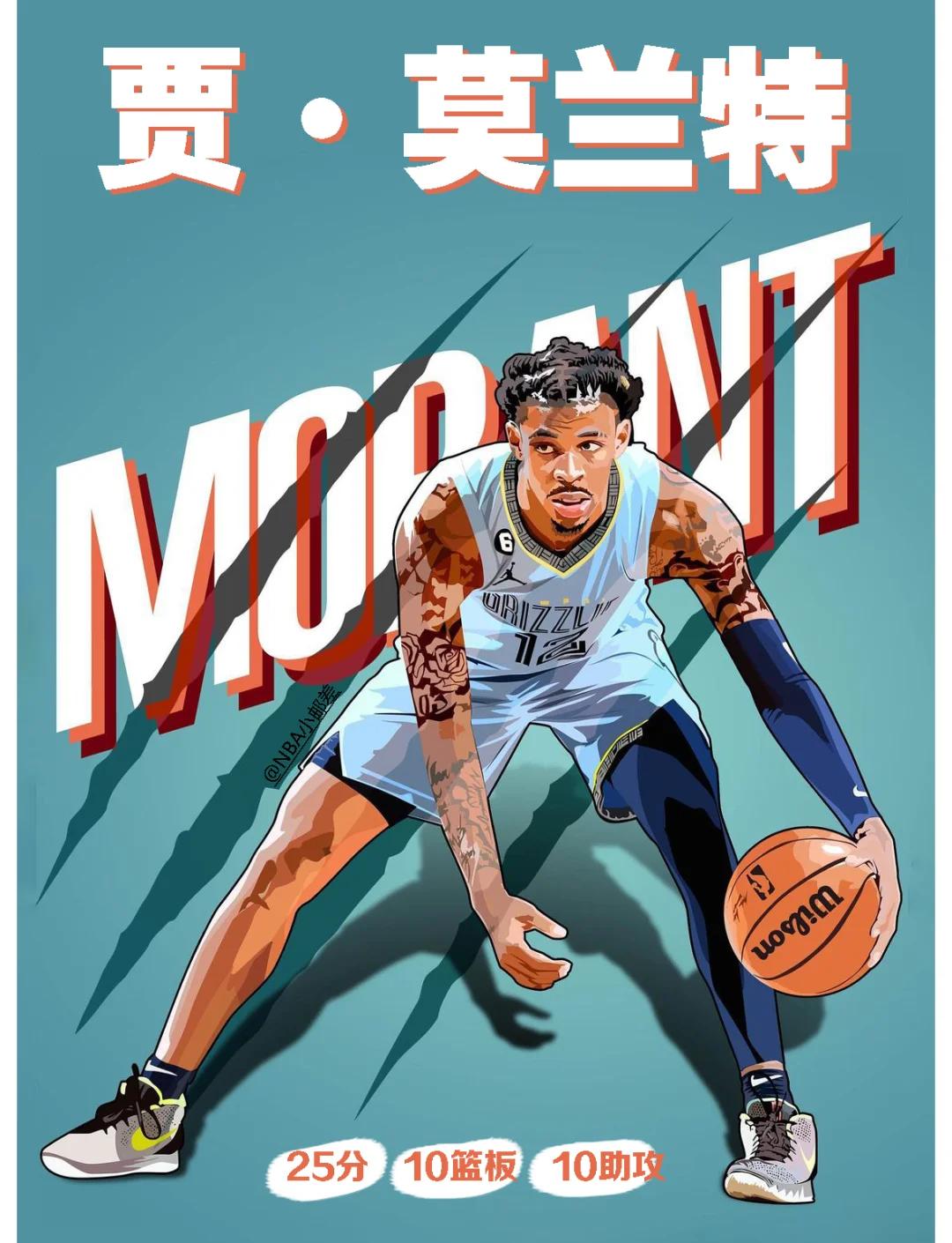 灰熊胜灰狼，莫兰特绝杀帮助球队取胜